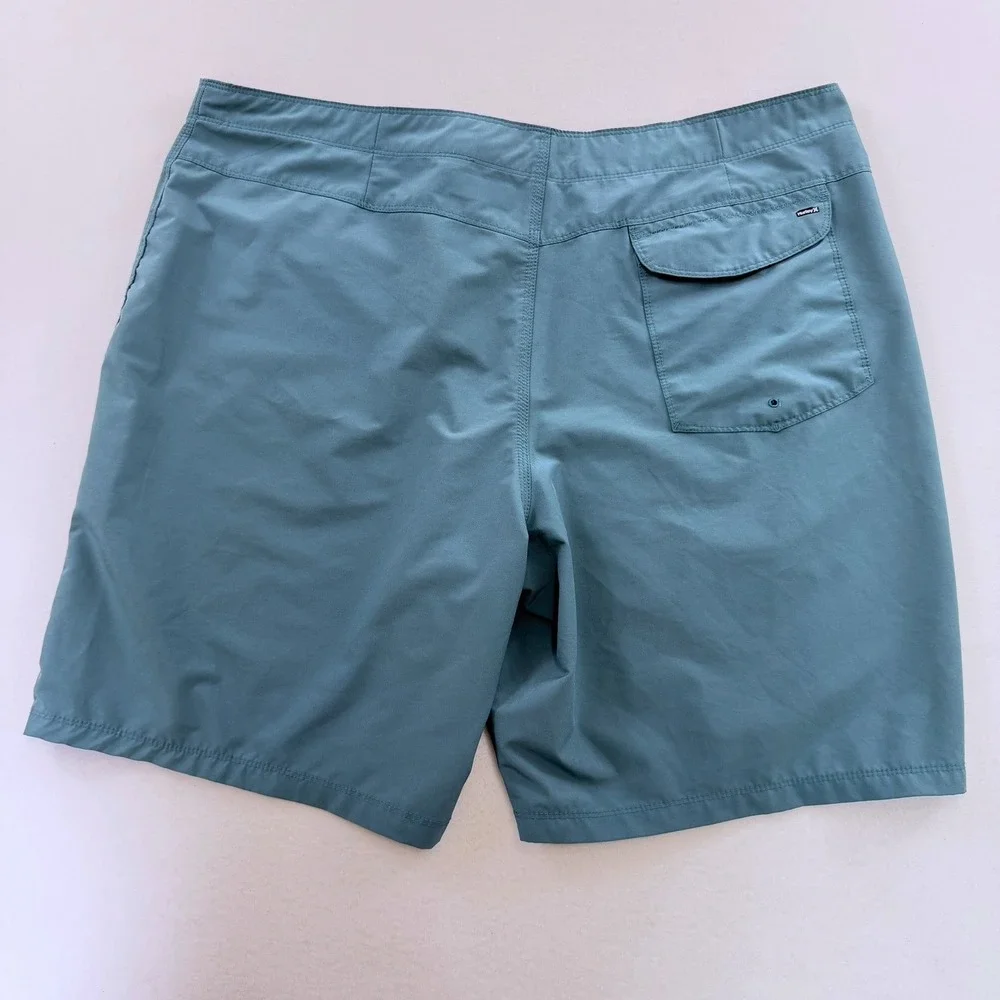 Hurley Phantom Mens Teal Blue Board Shorts Swim Trunks Size 42 HSP25VMB-17363